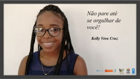 Kelly Vera Cruz finalista do  do concurso Inovação Startups