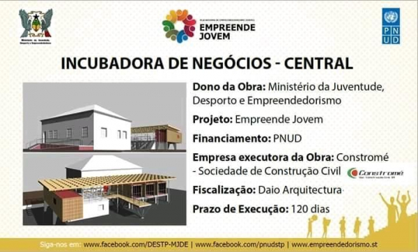 Obras da Incubadora de Negócios Central seguem a bom rítimo